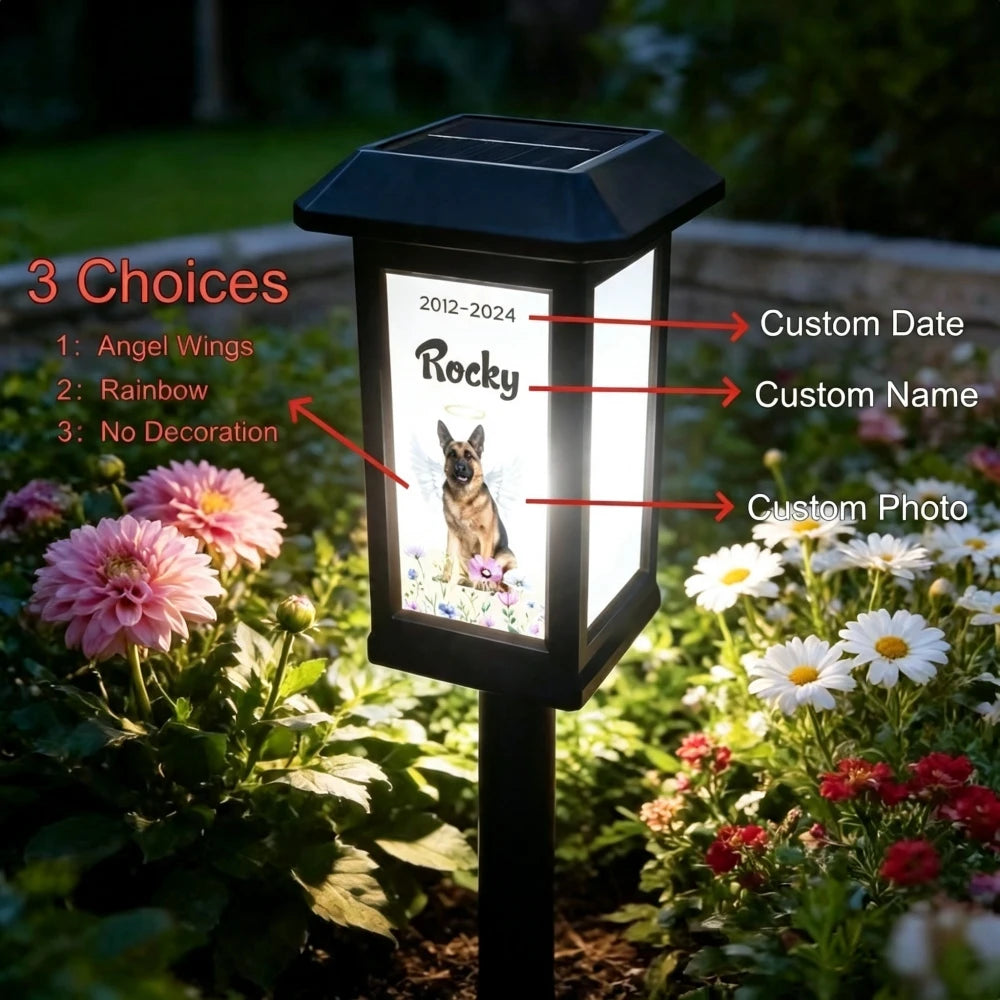EverGlow™ Personalised Solar Memorial Lantern