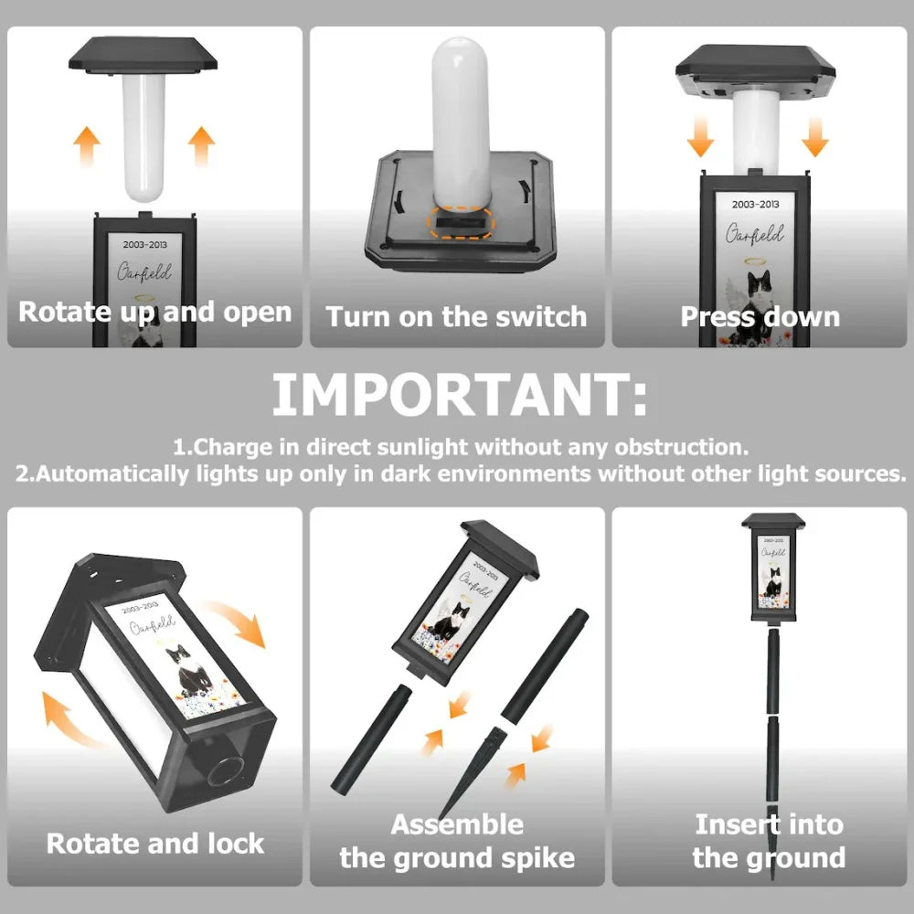 EverGlow™ Personalised Solar Memorial Lantern